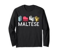 Amo Il Mio Maltese Maglia a Manica