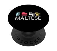 Amo il mio maltese PopSockets PopGrip Adesivo