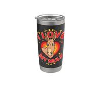 Amo il mio mulo Funny Mule Lover Bicchiere termico in acciaio inox doppia parete