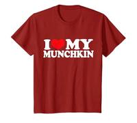 Amo il mio Munchkin, I Heart Munchkin Maglietta