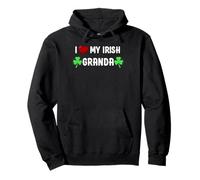 Amo Il Mio Nonno Irlandese Lucky St Patricks Day Family Felpa con Cappuccio