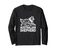 AMO IL MIO PASTORE AUSTRALIANO - Aussies Blue Merle Red Merle Maglia a Manica