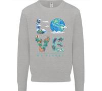 Amo Il Mio Pianeta Cambiamento Climatico Ambiente Felpa Per Bambini