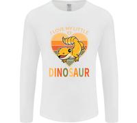 Amo Il Mio Piccolo Drago Drago Barbuto Uomo Maglietta A Maniche Lunghe