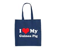 Amo Il Mio Porcellino D'India - Borsa In Tela - Regalo Per Animali Cavia Rodente