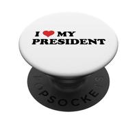 Amo il mio presidente PopSockets PopGrip Adesivo