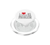 Amo il mio problema di atteggiamento Ho cuore il mio problema di atteggiamento PopSockets PopGrip per MagSafe