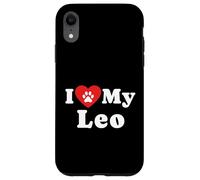 Amo il mio proprietario di cane Leo Amante dei cani Custodia per iPhone XR