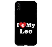 Amo il mio proprietario di cane Leo Amante dei cani Custodia per iPhone XS Max