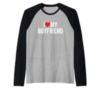 Amo Il Mio Ragazzo - Amo Il Mio Ragazzo Maglia con Maniche Raglan