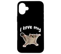 Amo il mio Sugar Glider Custodia per iPhone 16 Plus