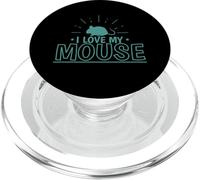 Amo il mio topolino roditore PopSockets PopGrip per MagSafe