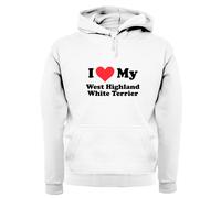 Amo Il Mio West Highland White Terrier - Felpa Per Adulti - Amore Westie Cane