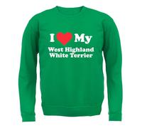 Amo Il Mio West Highland White Terrier - Felpa Per Adulti - Amore Westie Cane