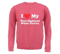 Amo Il Mio West Highland White Terrier - Felpa Per Adulti - Amore Westie Cane