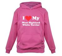 Amo Il Mio West Highland White Terrier - Felpa Per Bambini - Amore Per Il Westie
