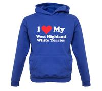 Amo Il Mio West Highland White Terrier - Felpa Per Bambini - Amore Per Il Westie