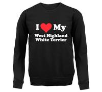 Amo Il Mio West Highland White Terrier - Felpa Per Bambini - Amore Per Il Westie