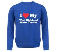 Amo Il Mio West Highland White Terrier - Felpa Per Bambini - Amore Per Il Westie