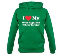 Amo Il Mio West Highland White Terrier - Felpa Per Bambini - Amore Per Il Westie