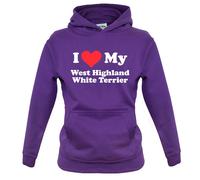 Amo Il Mio West Highland White Terrier - Felpa Per Bambini - Amore Per Il Westie