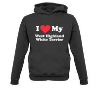 Amo Il Mio West Highland White Terrier - Felpa Per Bambini - Amore Per Il Westie