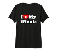 Amo Il Mio Winnie, Padrone Amante dei Cani Maglietta Premium