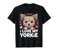 Amo Il Mio Yorkie | Cucciolo Carino Yorkshire Terrier Maglietta
