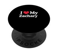 Amo il mio Zachary Heart Zachary Love Zachary PopSockets PopGrip Adesivo