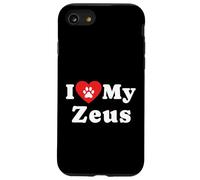 Amo il mio Zeus, proprietario di cani, amante dei cani Custodia per iPhone SE (2020) / 7/8