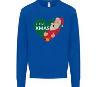 Amo Il Natale Babbo Natale Natale Uomo Felpa Maglione