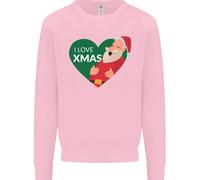 Amo Il Natale Babbo Natale Natale Uomo Felpa Maglione