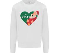 Amo Il Natale Babbo Natale Natale Uomo Felpa Maglione