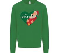 Amo Il Natale Babbo Natale Natale Uomo Felpa Maglione