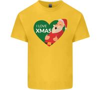 Amo Il Natale Maglietta Di Babbo Natale Per Bambini