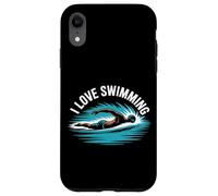 Amo il nuoto, espressione della passione acquatica Custodia per iPhone XR