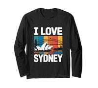 Amo Il Paesaggio Urbano del Teatro dell'Opera di Sydney Maglia a Manica