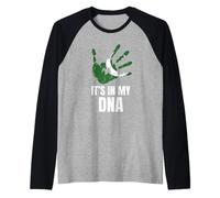Amo Il Pakistan È nel Mio Orgoglio Patriottico del Dna Maglia con Maniche Raglan