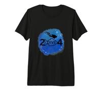 Amo Il Pesce e Le Avventure subacquee Scuba Maglietta Premium