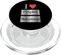 Amo il profeta Muhammad, la fede islamica e il design per la pace PopSockets PopGrip per MagSafe
