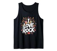 Amo il rock Bold Guitar Music Explosion Canotta