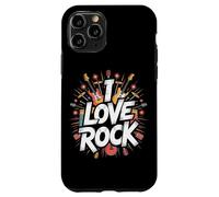 Amo il rock Bold Guitar Music Explosion Custodia per iPhone 11 Pro