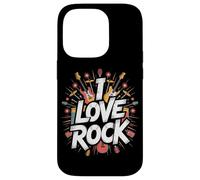 Amo il rock Bold Guitar Music Explosion Custodia per iPhone 14 Pro