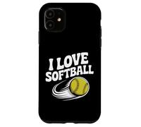 Amo il softball Passion Ball Dynamic Motion Custodia per iPhone 11