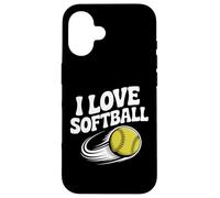 Amo il softball Passion Ball Dynamic Motion Custodia per iPhone 16
