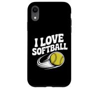 Amo il softball Passion Ball Dynamic Motion Custodia per iPhone XR