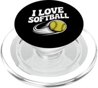 Amo il softball Passion Ball Dynamic Motion PopSockets PopGrip per MagSafe