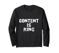 Amo il successo nel marketing, il che significa che i contenuti sono il re Maglia a Manica