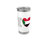 Amo il Sudan Bicchiere termico in acciaio inox doppia parete