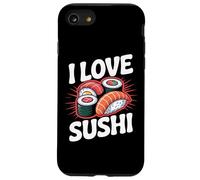 Amo il sushi divertente giapponese amanti del cibo Custodia per iPhone SE (2020) / 7 / 8